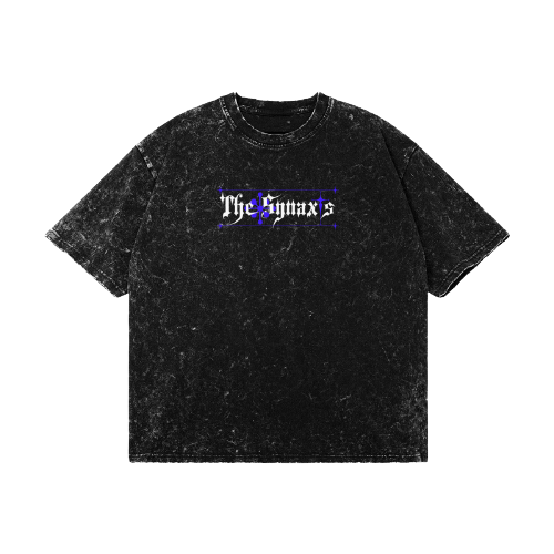 Ezekiel 25:19 Blue Oversize Tee