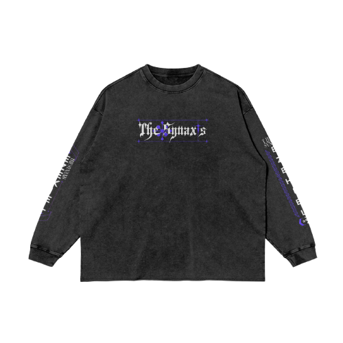 Ezekiel 25:19 Blue Long Sleeve