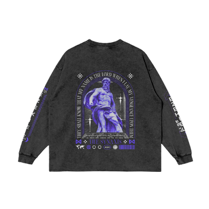 Ezekiel 25:19 Blue Long Sleeve