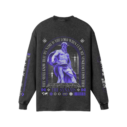 Ezekiel 25:19 Blue Long Sleeve